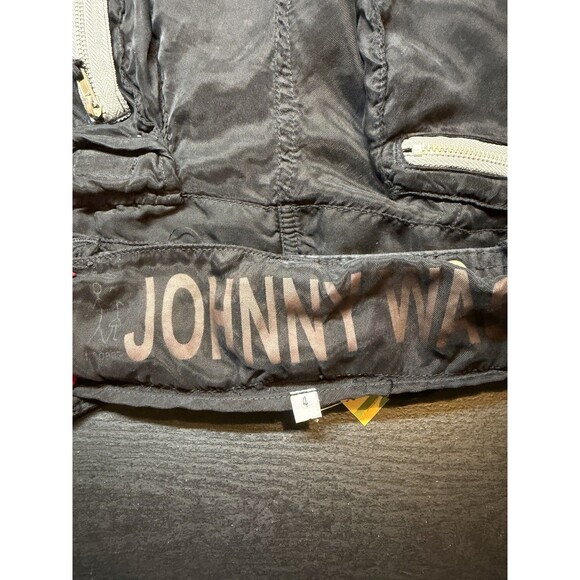 Johnny Was Pete & Greta Lightweight Cargo Pants Women’s Sz 4 Black With Belt - Picture 9 of 15